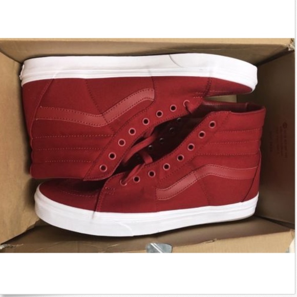 Vans Other - Vans SK8 HiReissue Mono Canvas Chili Pepper Shoes